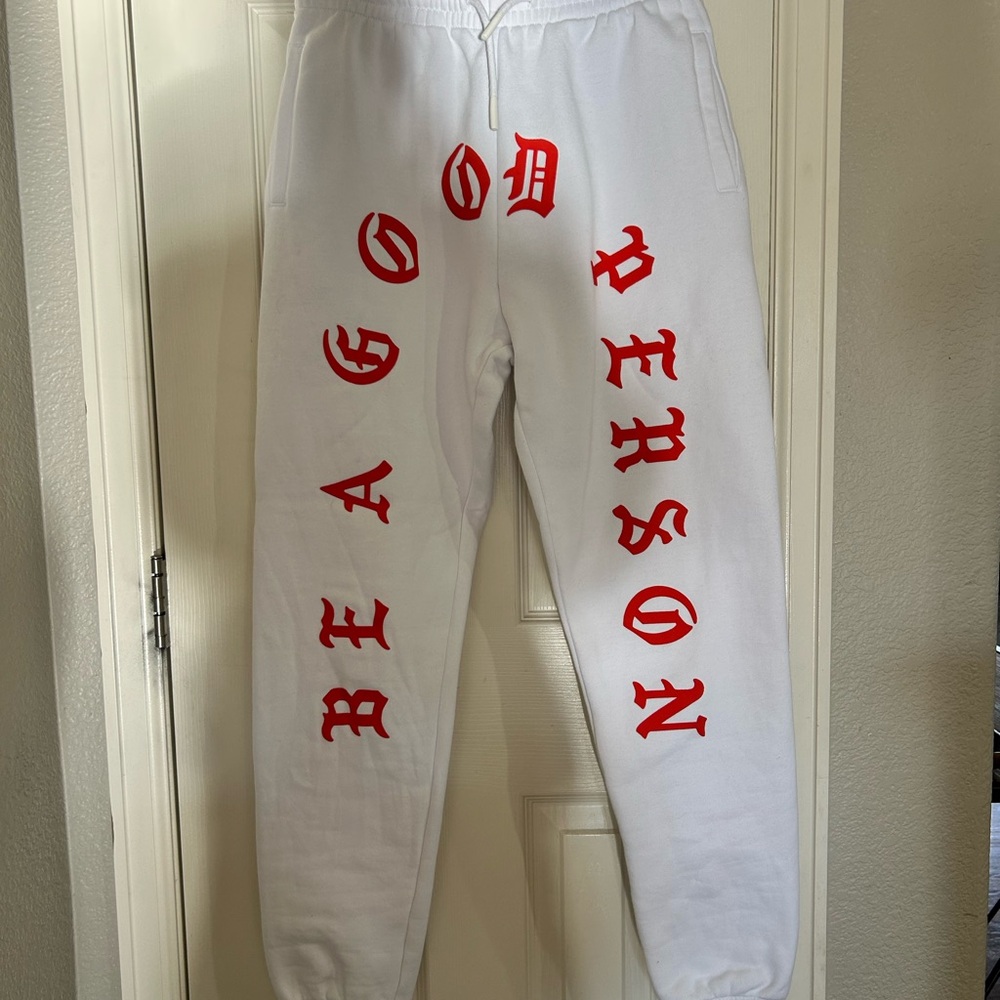 White Joggers